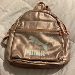 Mini pink Puma backpack